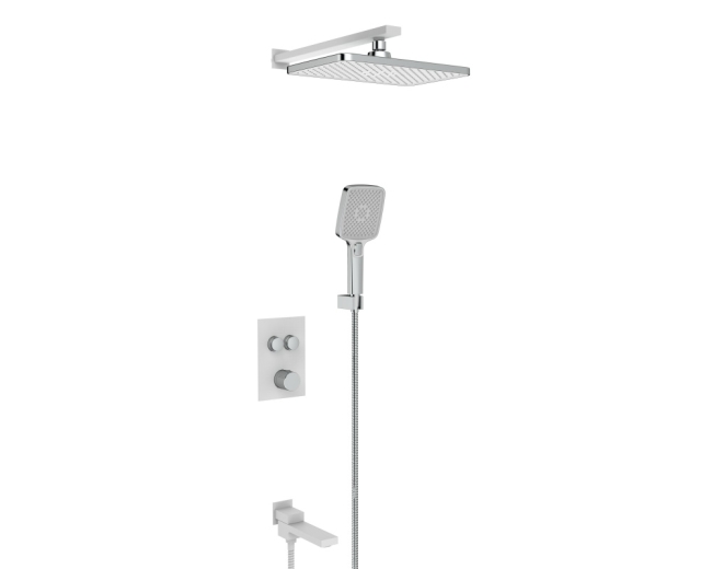 25006-3F Встроенный смес для ванны с 3-функ. (БЕЛЫЙ) ViEiR (6/1шт) 25006-3F Встроенный смес для ванны с 3-функ. (БЕЛЫЙ) ViEiR (6/1шт)