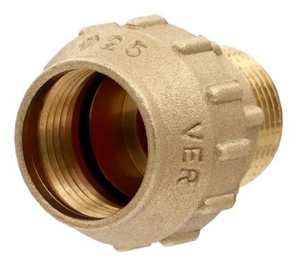 ПНД Муфта ЛАТУН Ф25 х 3/4 Ш. ViEiR (100/10шт)