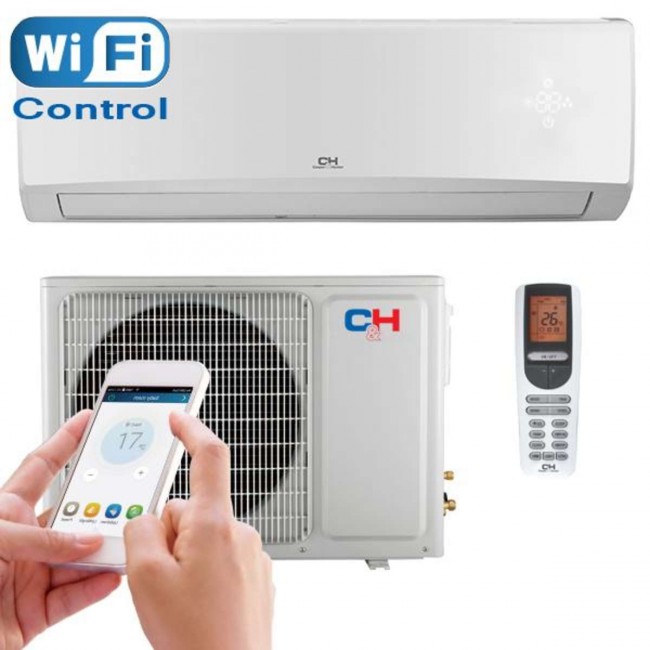 Бытовой тепловой насос Cooper&Hunter CH-S18FTXE (Wi-Fi) серия ALPHA Бытовой тепловой насос Cooper&Hunter CH-S18FTXE (Wi-Fi) серия ALPHA
