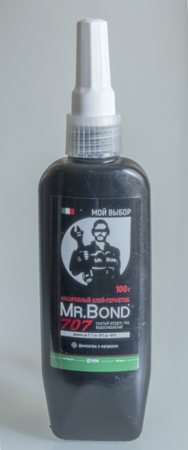 Клей-герметик анаэробный (КРАСНЫЙ) демонтаж с нагревом 100г Mr. Bond (144/12/1шт) Клей-герметик анаэробный (КРАСНЫЙ) демонтаж с нагревом 100г Mr. Bond (144/12/1шт)