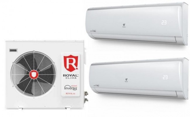 Мульти-сплит система на 2 блока ROYAL CLIMA 2RFM-14HN / RCI-PM09HN Мульти-сплит система на 2 блока ROYAL CLIMA 2RFM-14HN / RCI-PM09HN