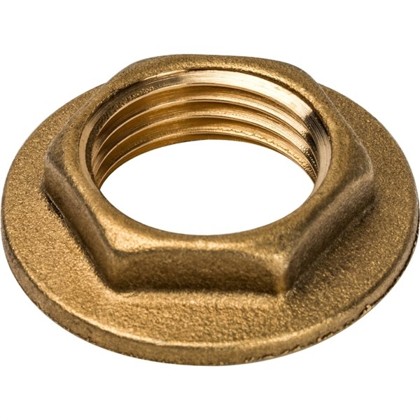 Контргайка с ребордой латун 3/4   ViEiR  (500/20шт)